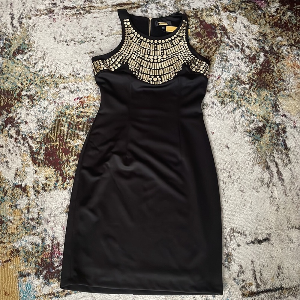Alexia Admor studded black dress, size XS,new
